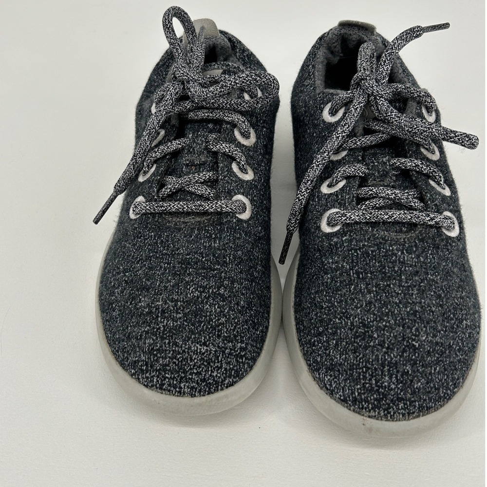 Allbirds Wool Runners Womens 8 Charcoal Grey Merino Wool Walking Sneakers WR1W8